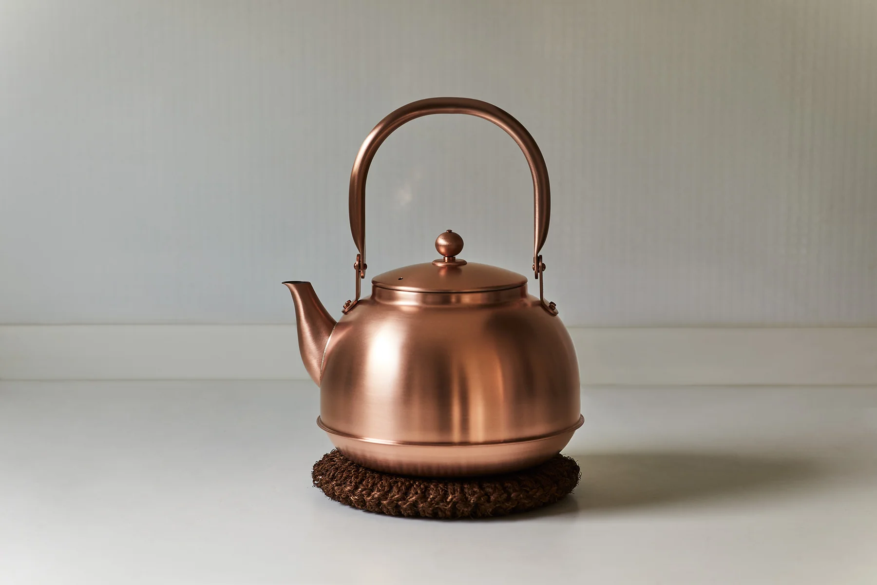 銅製茶壺（藥罐型）